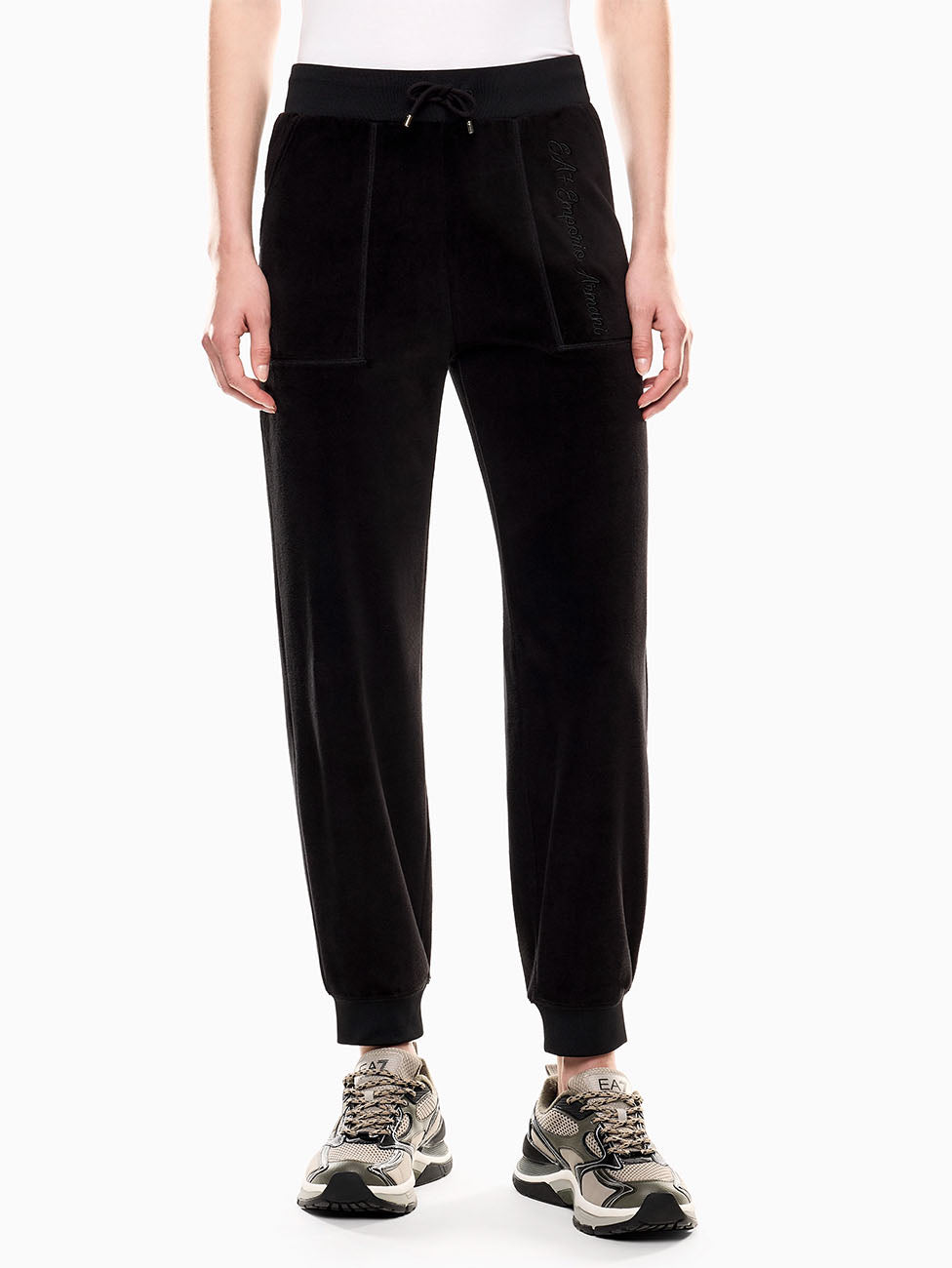 EA7 Athletic Velour Women's Joggers