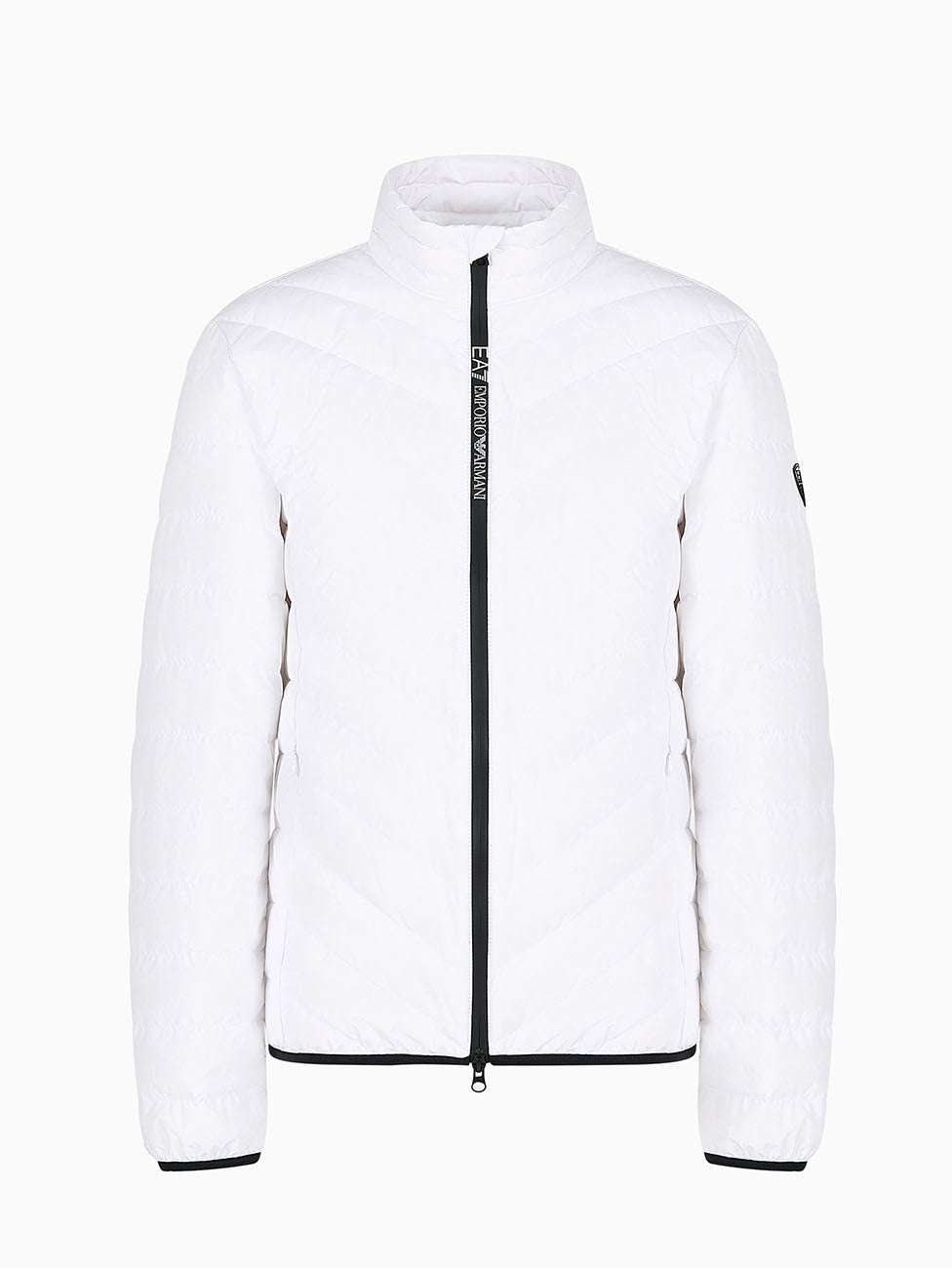 EA7 White Premium Shield Men's Down Jacket