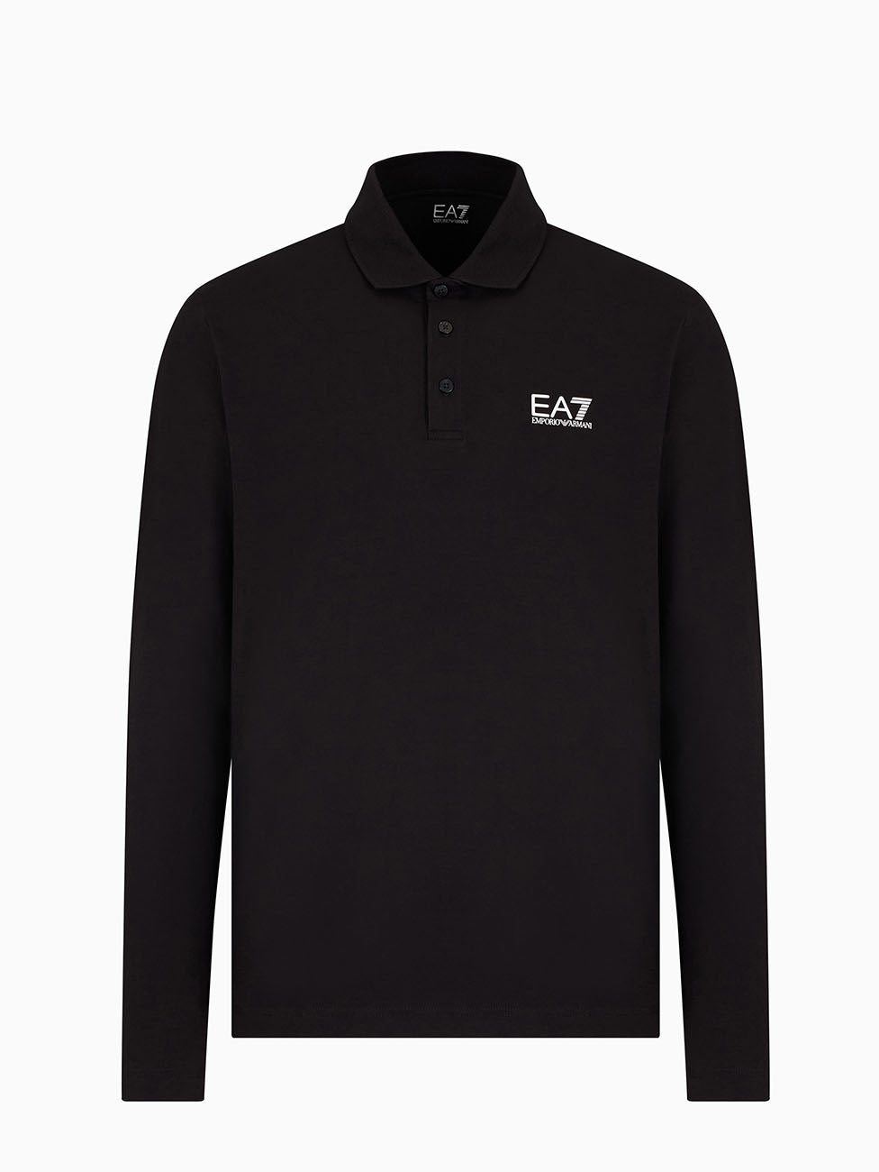 EA7 Core Identity Long-sleeved Polo Shirt
