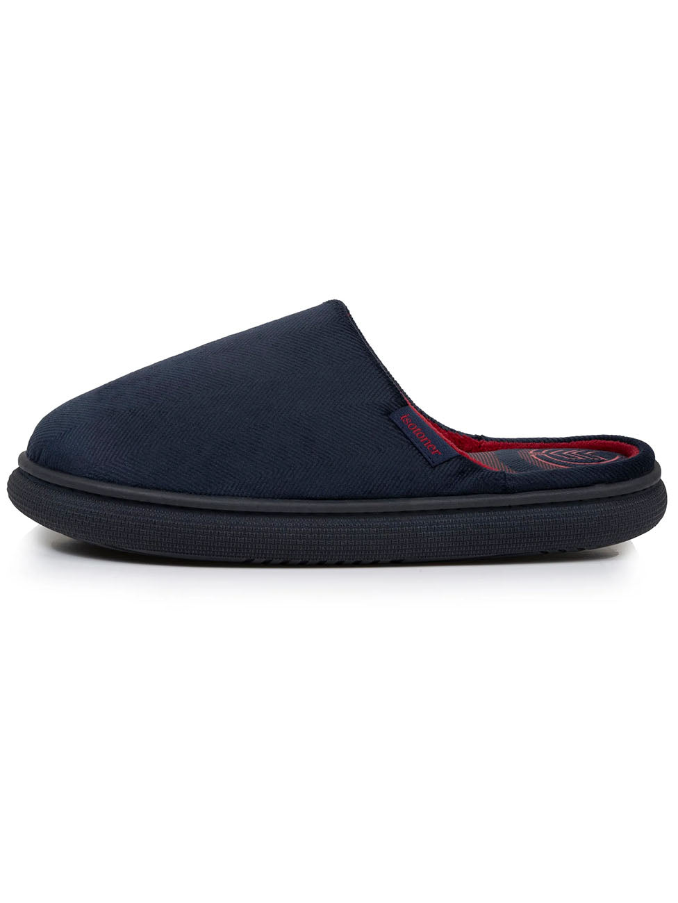 Isotoner Navy Bloup Men's Slippers