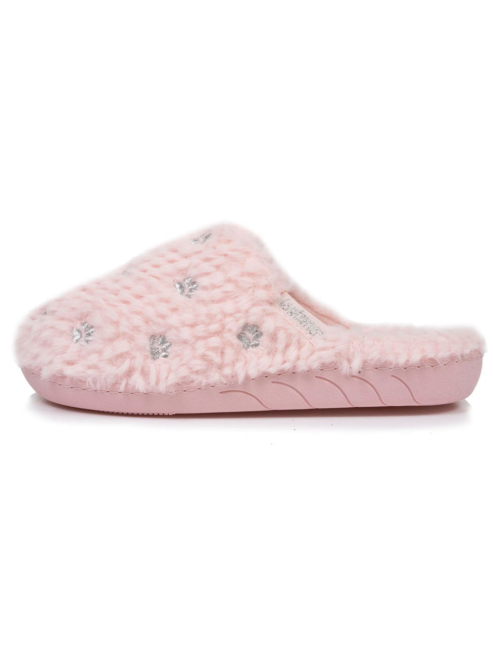 Isotoner Junior Pink Cat Slippers