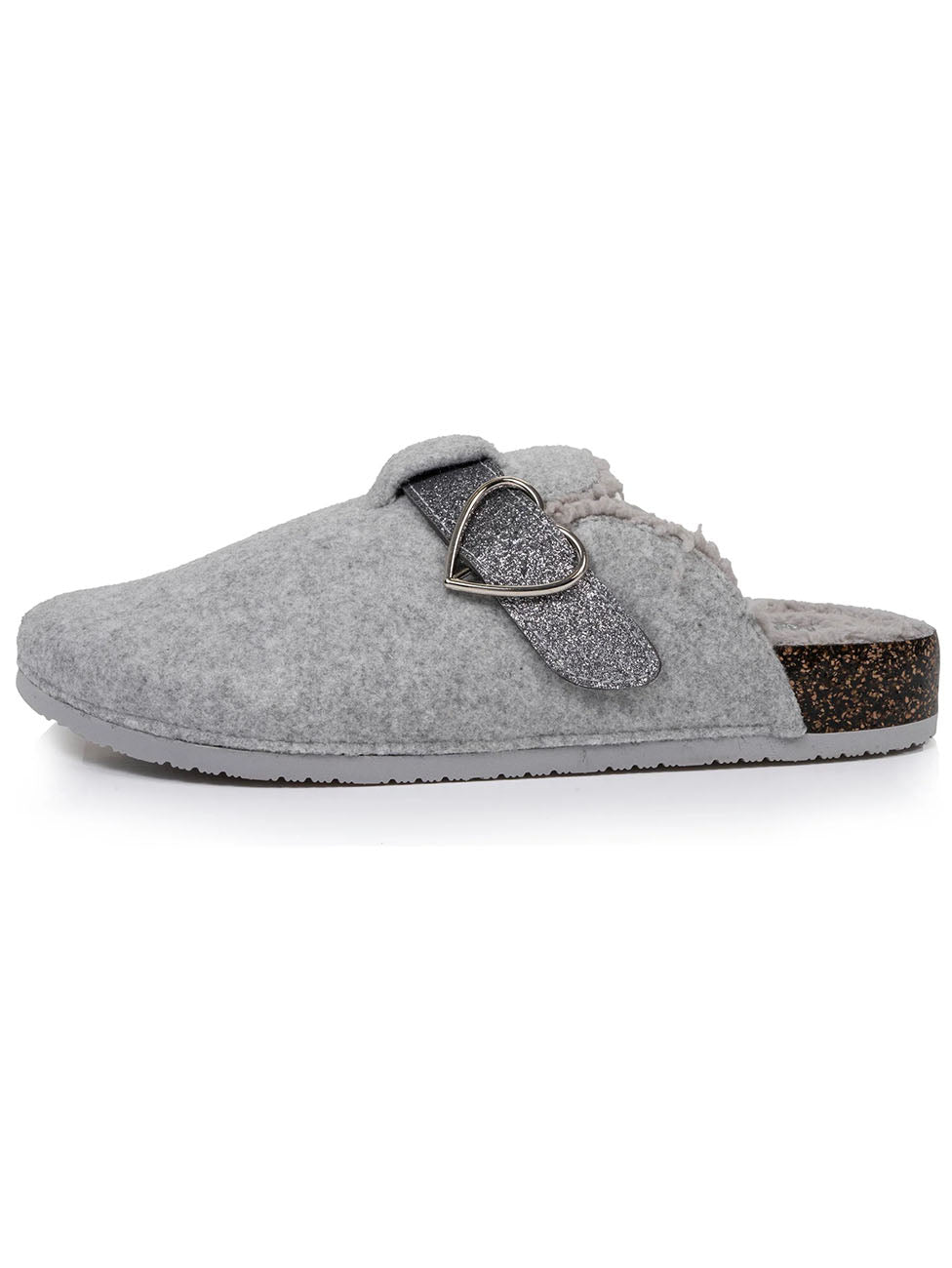 Isotoner Grey Glitterd Women's Clog Slippers