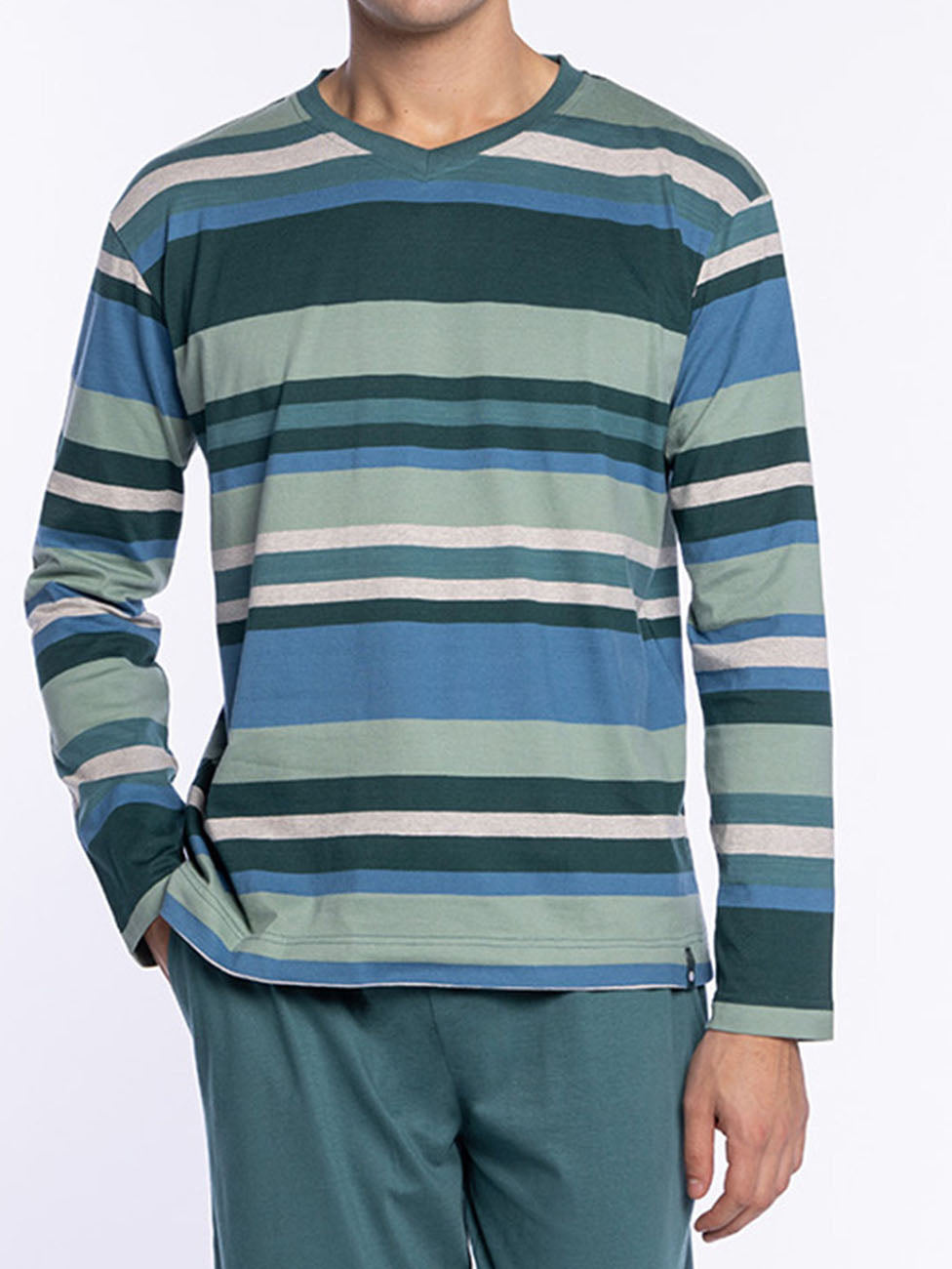 Punto Blanco Versatility Long Striped Pyjama