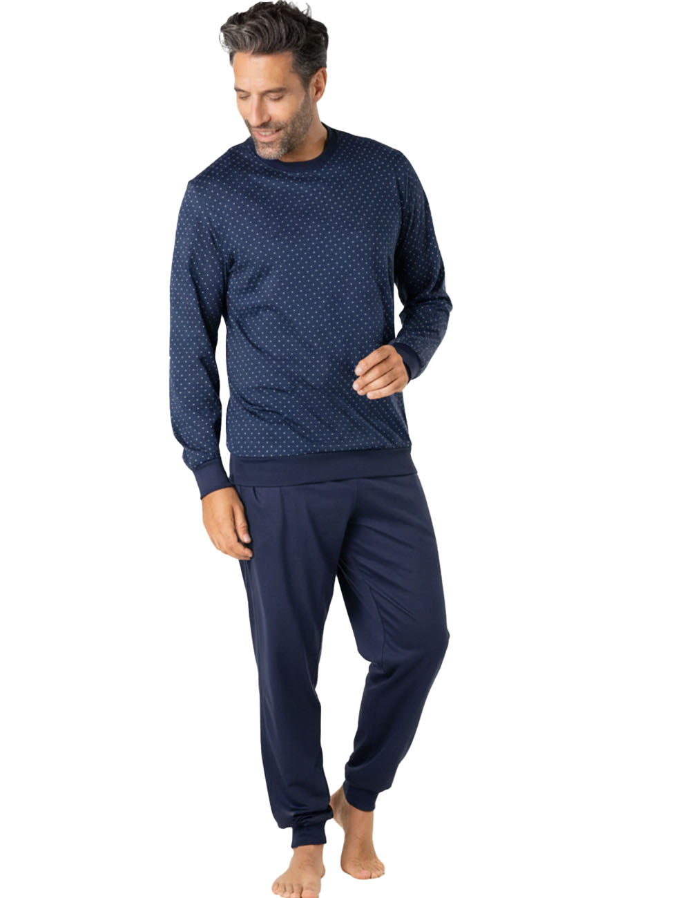 Eminence Mercerized Cotton Men's Cuffed Pyjama