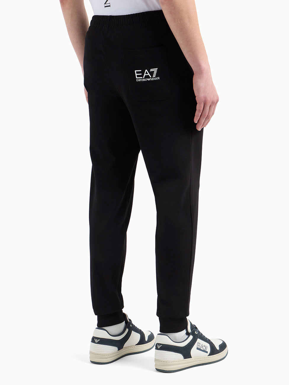 EA7 Logo Series Cotton Joggers