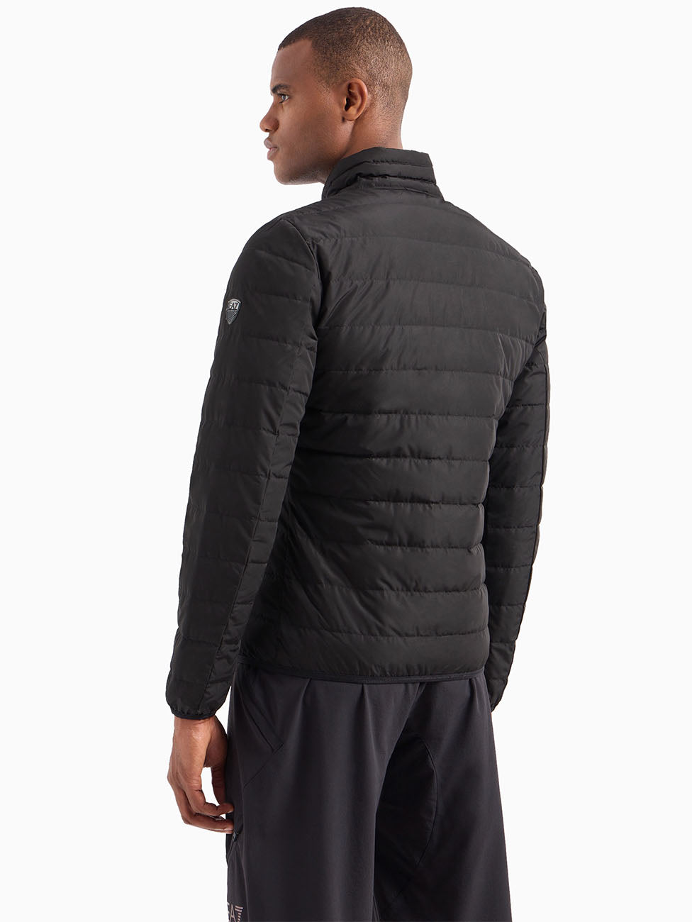 EA7 Black Premium Shield Men's Down Jacket