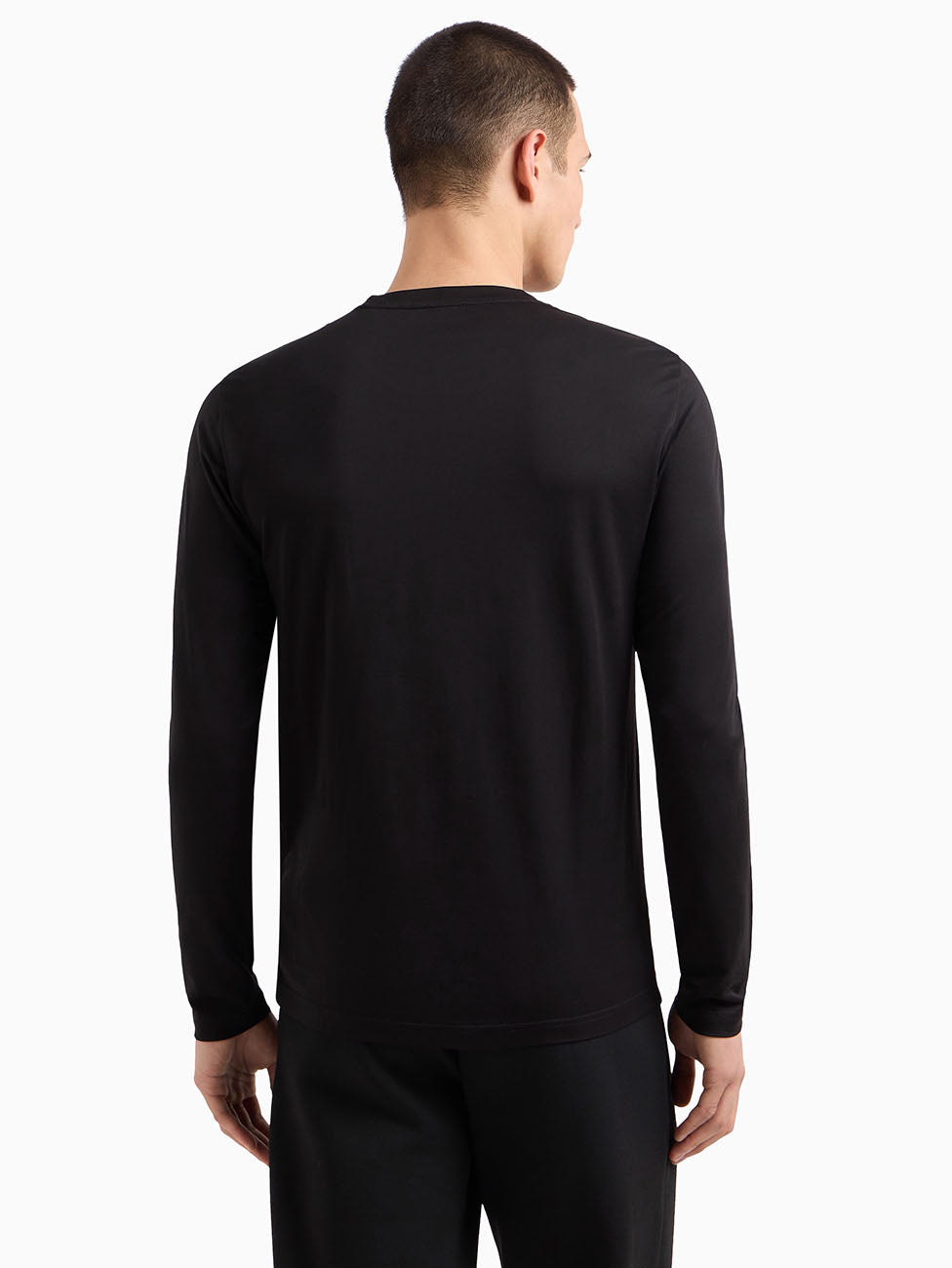 EA7 Black Long-Sleeved T-shirt