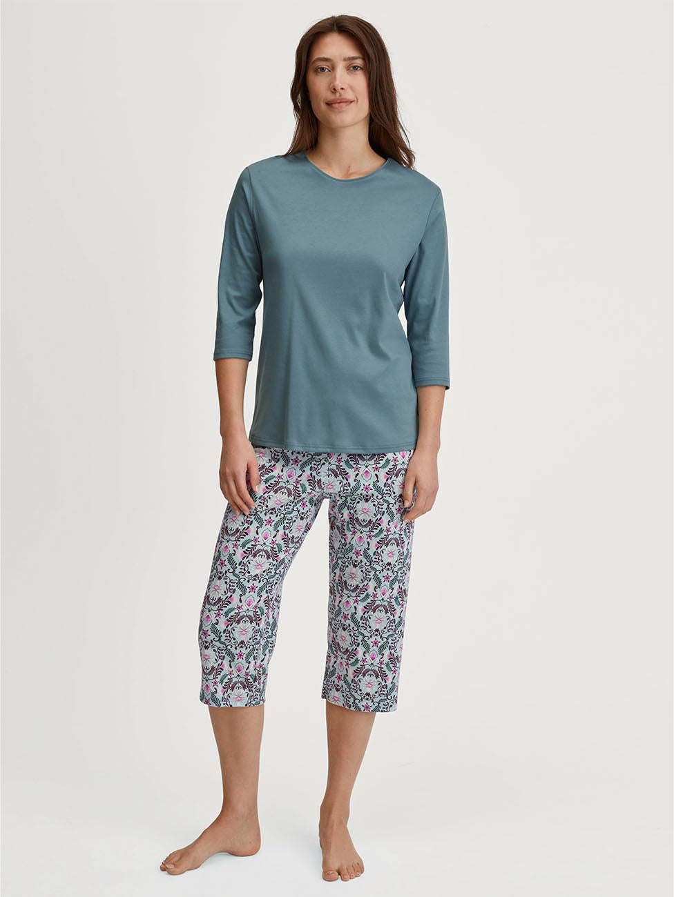 Calida Autumn Dreams Women's Capri 3/4 Pyjama