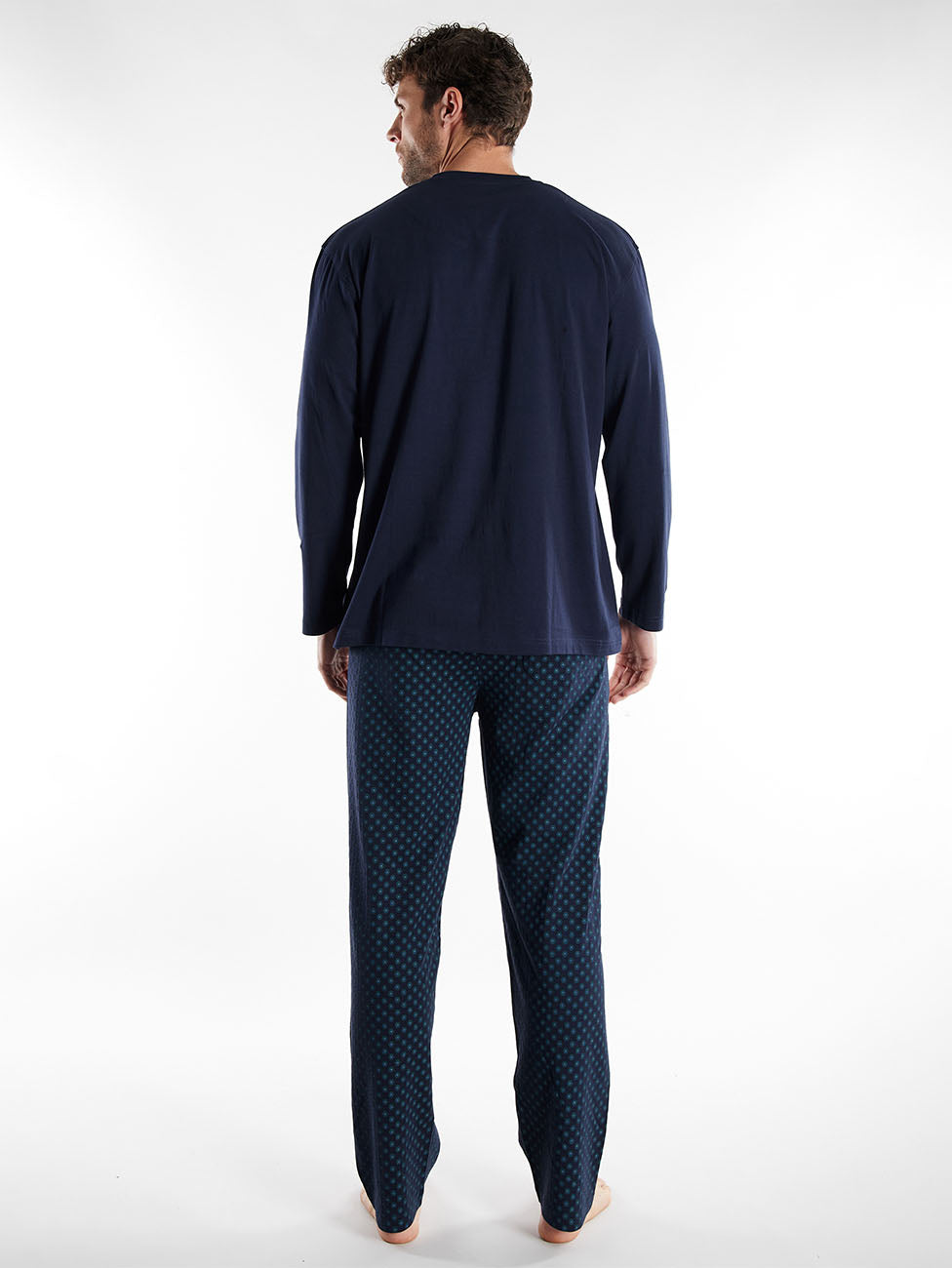 Götzburg Dark Blue Patterned Men's Pyjama