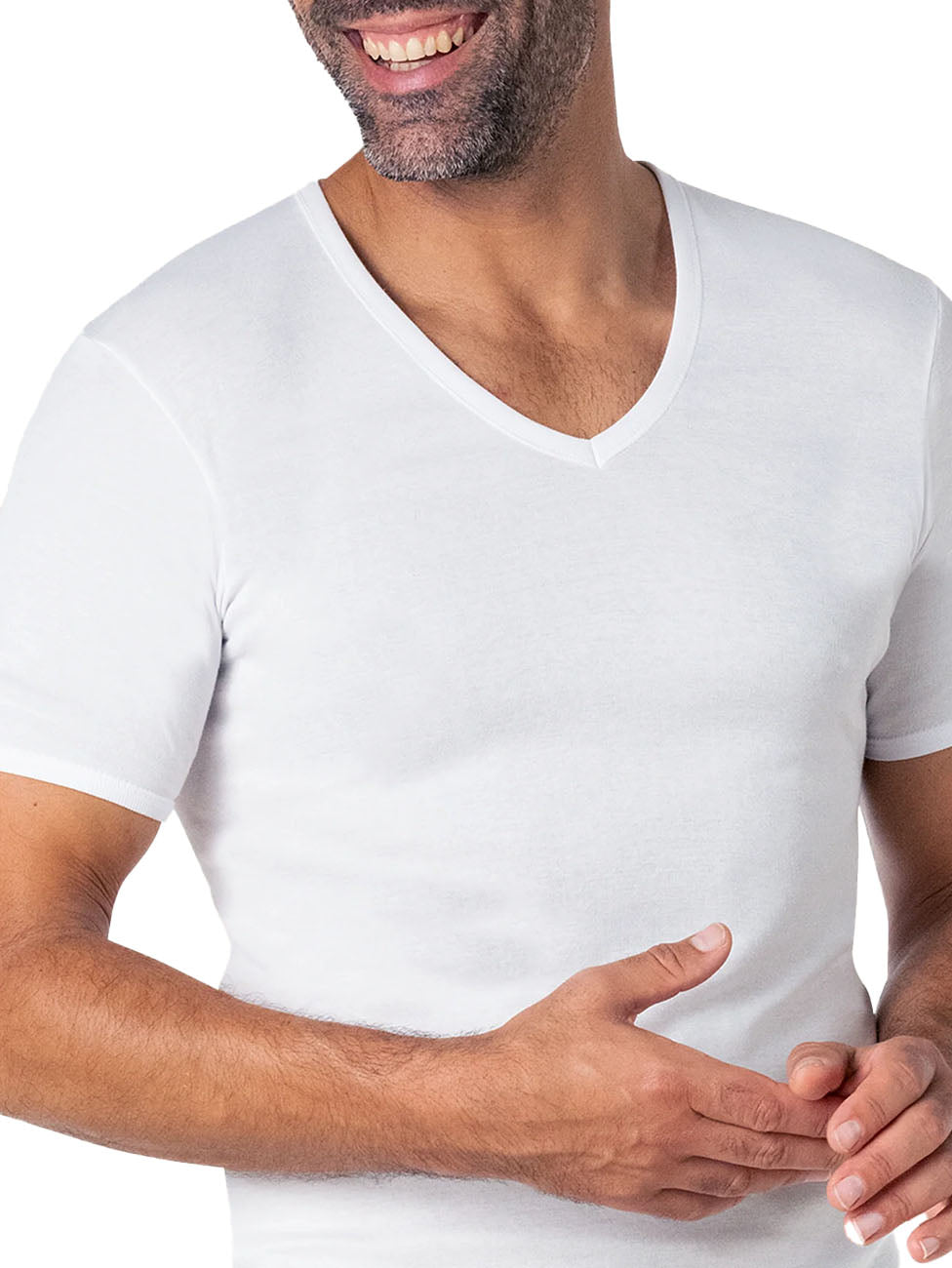 Eminence Pure Premium Cotton Men's V-Neck T-shirt