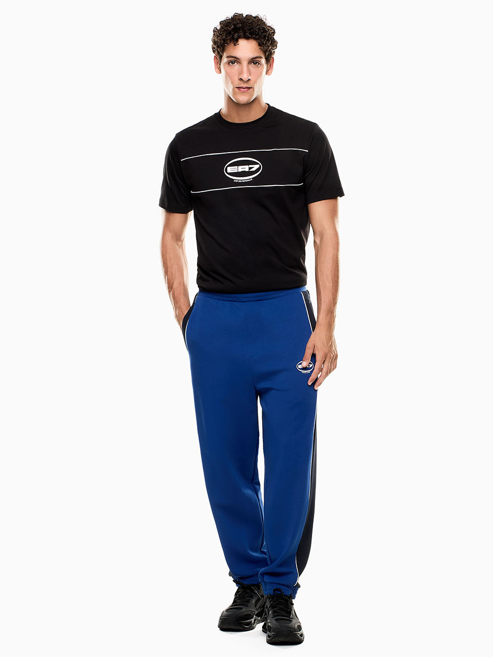 EA7 Logo Series Crew-neck T-shirt