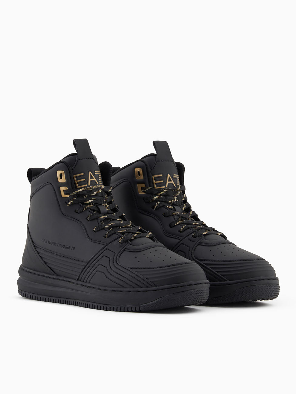 EA7 Triple Black & Gold Unisex Boots