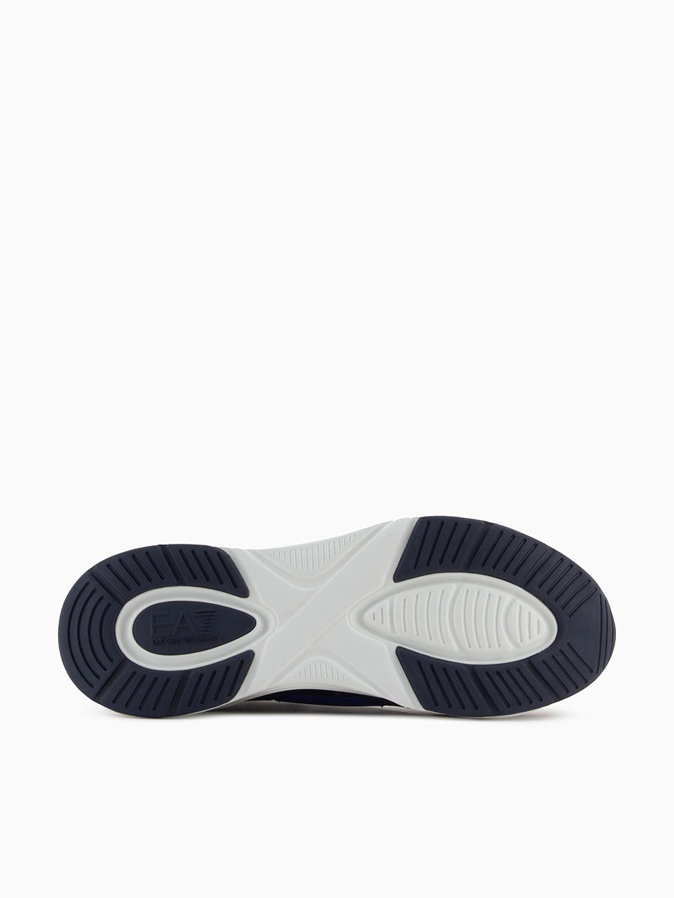 EA7 Navy & White Infinity Cage Sneakers