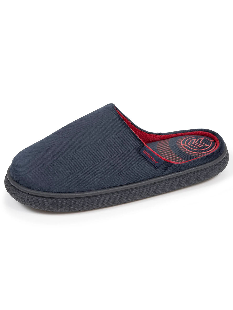 Isotoner Navy Bloup Men's Slippers