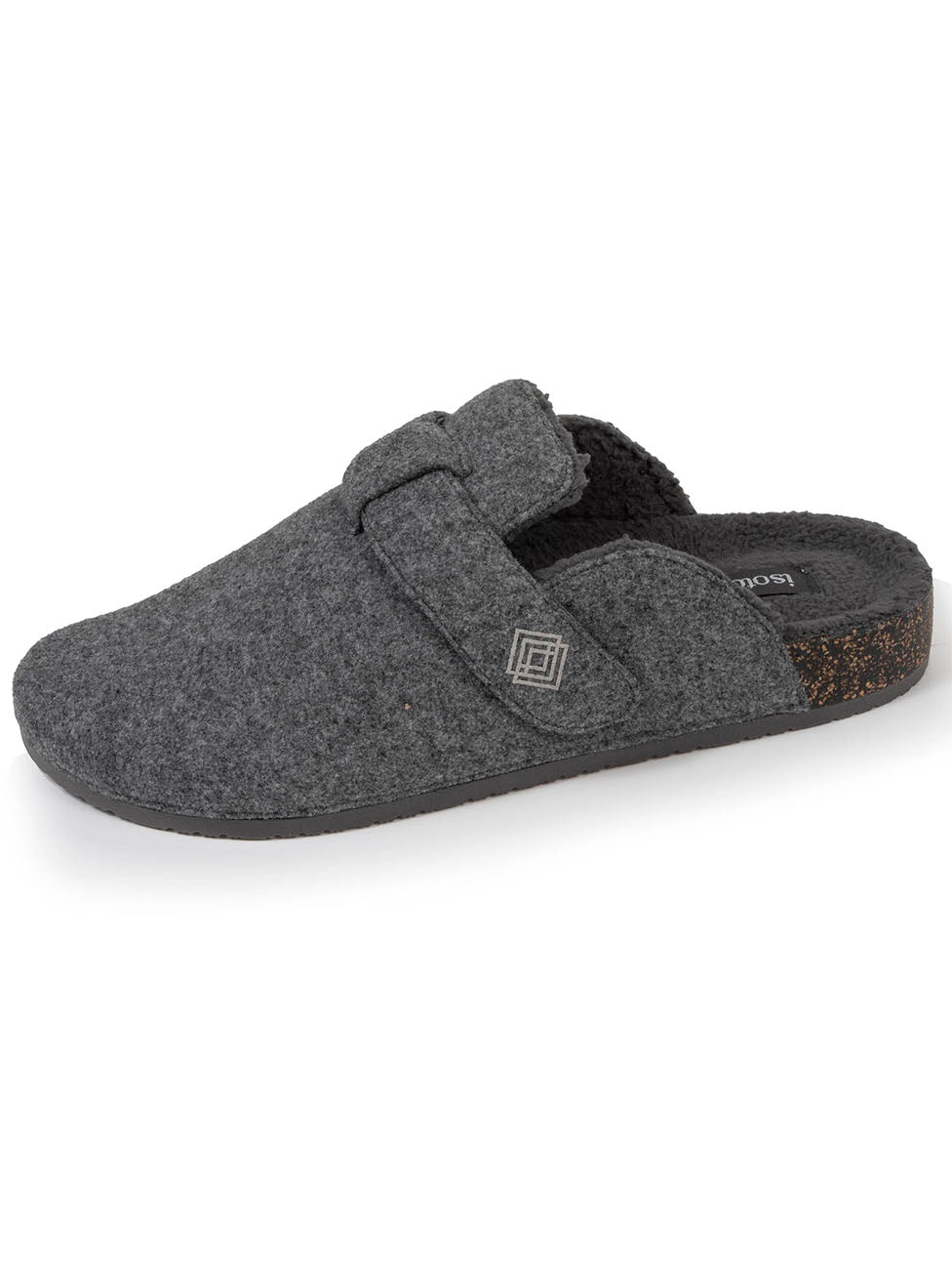 Isotoner Heather Grey Men's Clog Slippers