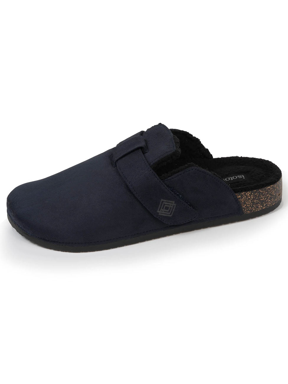 Isotoner Men's Navy Clog Slippers