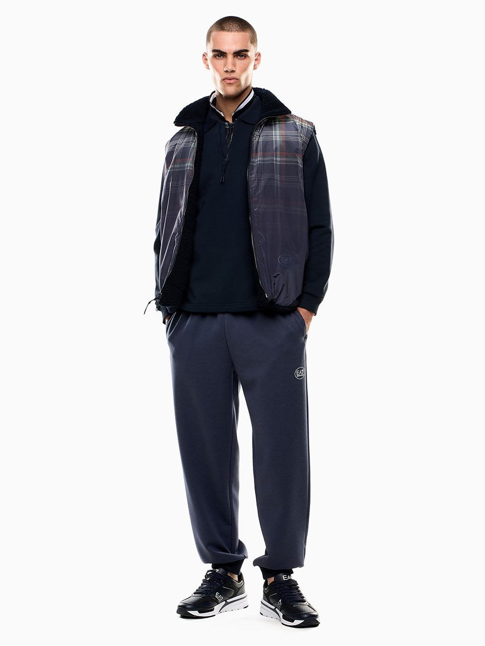 EA7 Golf Club Long-sleeved Polo Shirt