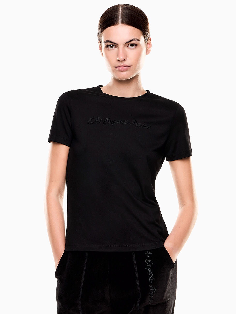 EA7 Athletic Velour Women's T-shirt