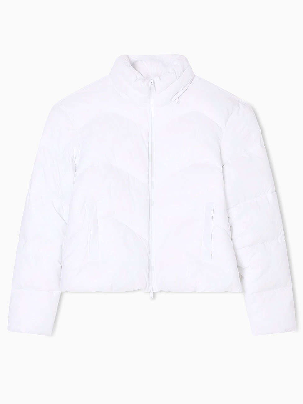 EA7 Monogram Print Padded Women's Jacket