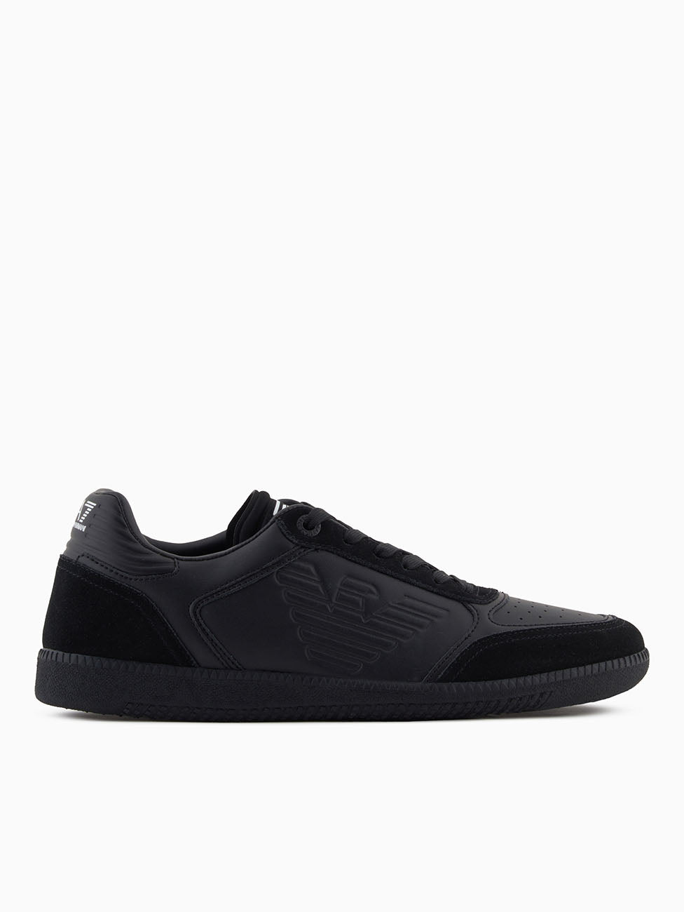 EA7 Triple Black Heritage Eagle Sneakers