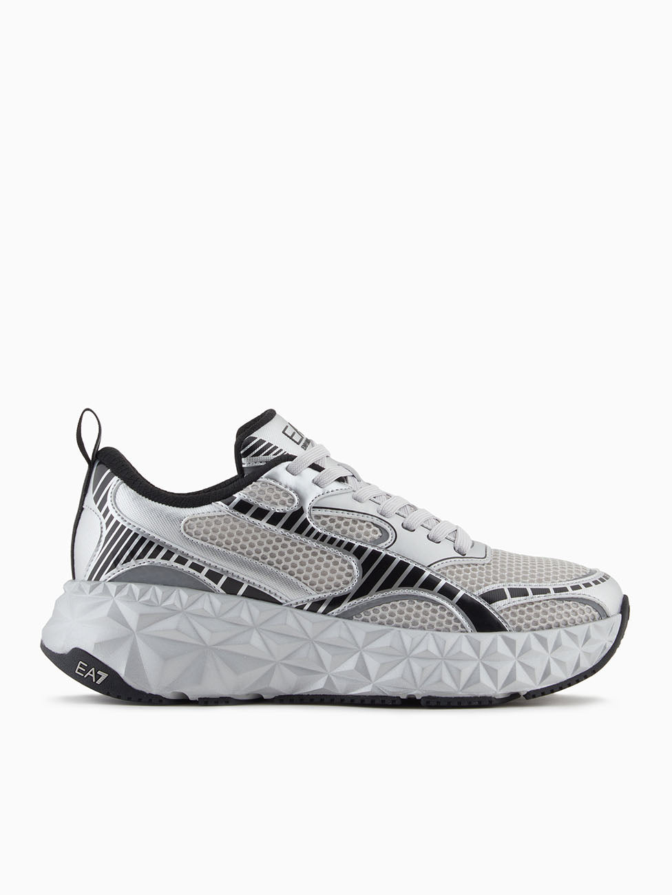 EA7 Silver Ultimate C2 Kombat Tech Sneakers