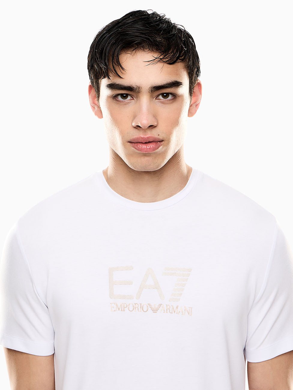 EA7 Gold Label Viscose-Blend T-shirt