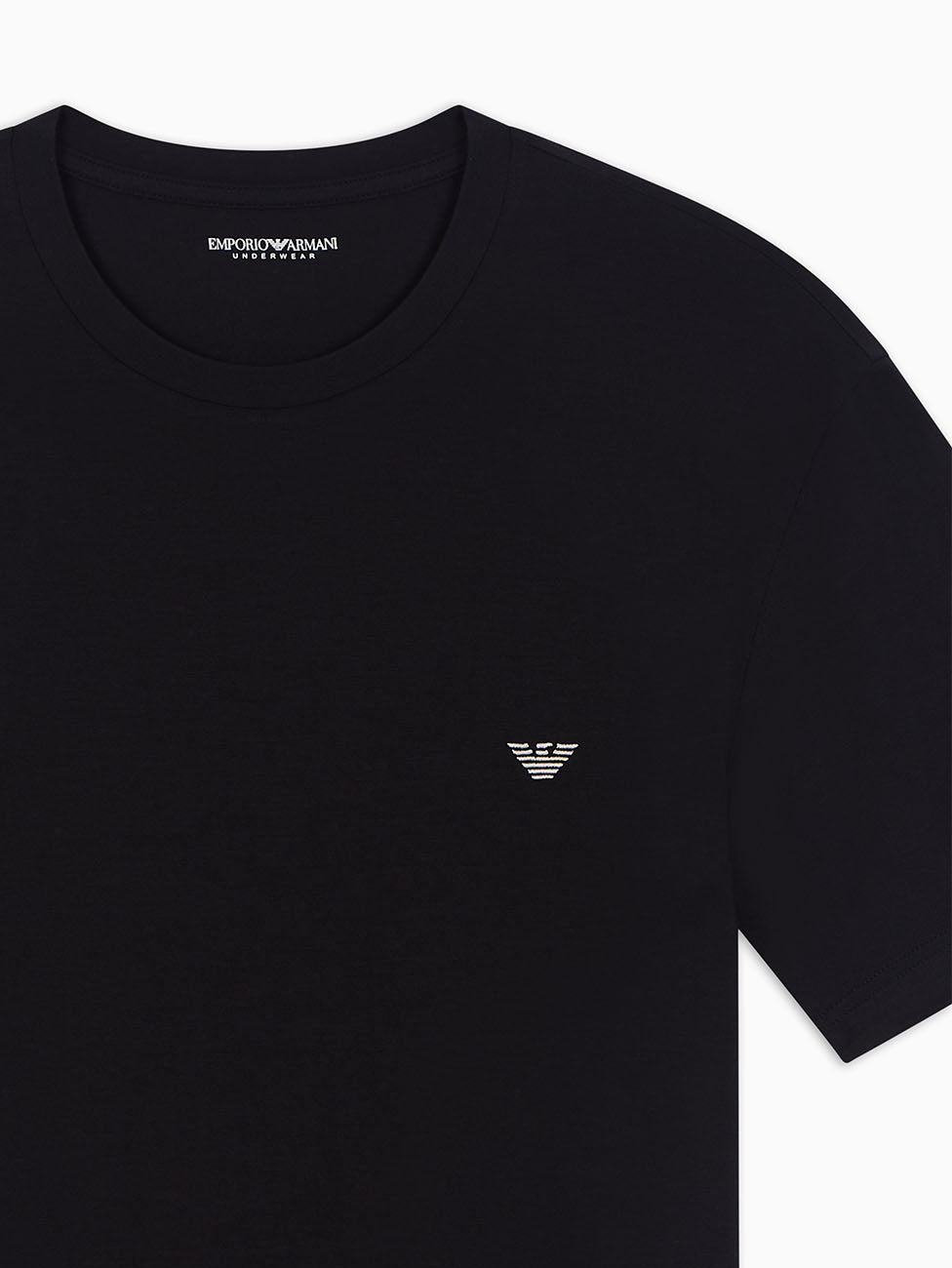 Emporio Armani Black Soft Modal Short Pyjama