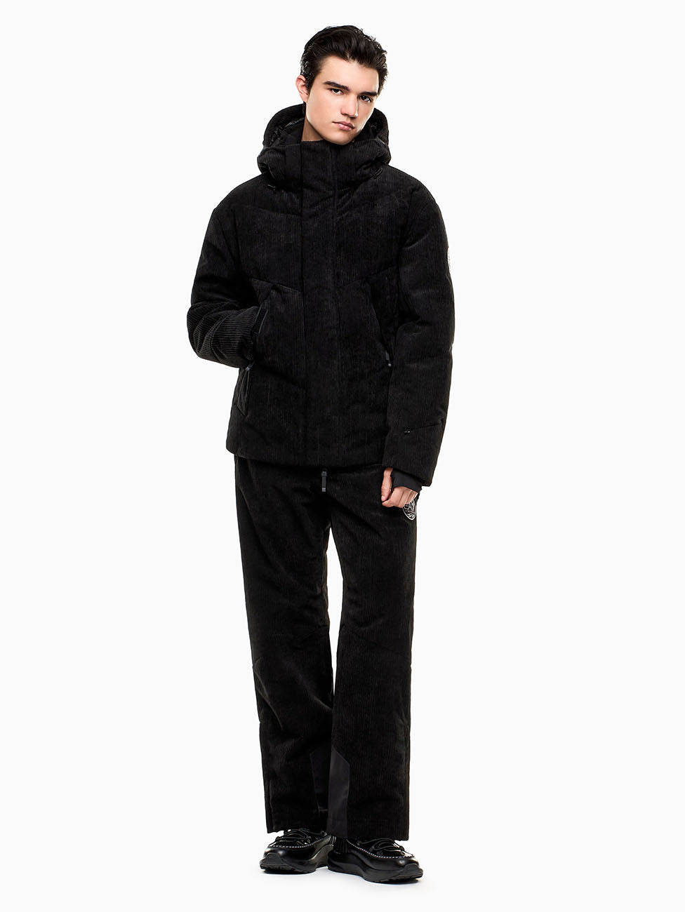 EA7 STRATUM7 Technical Velour Ski Trousers