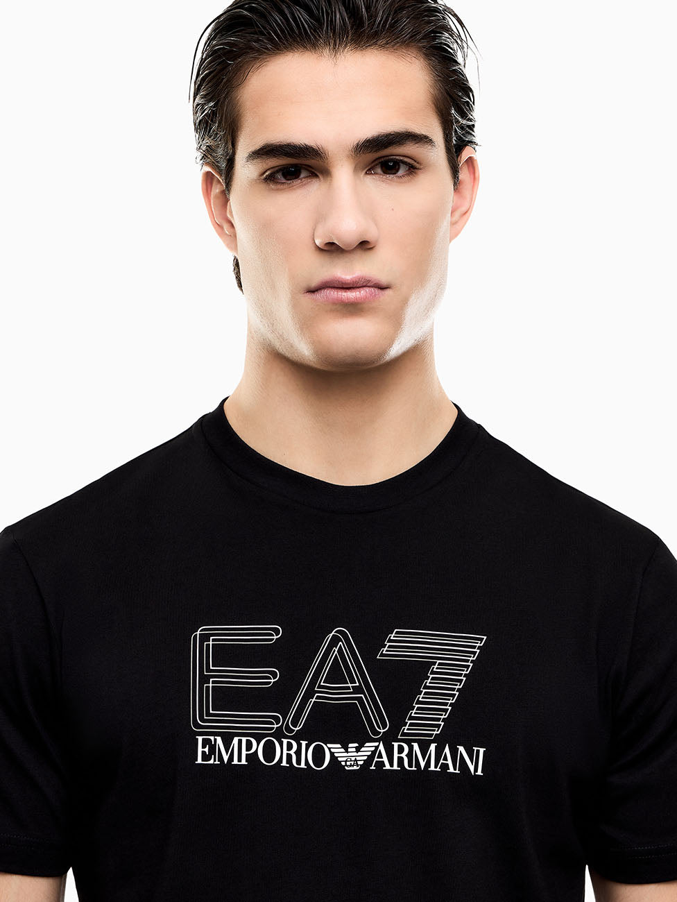EA7 Visibility Cotton-Jersey T-shirt