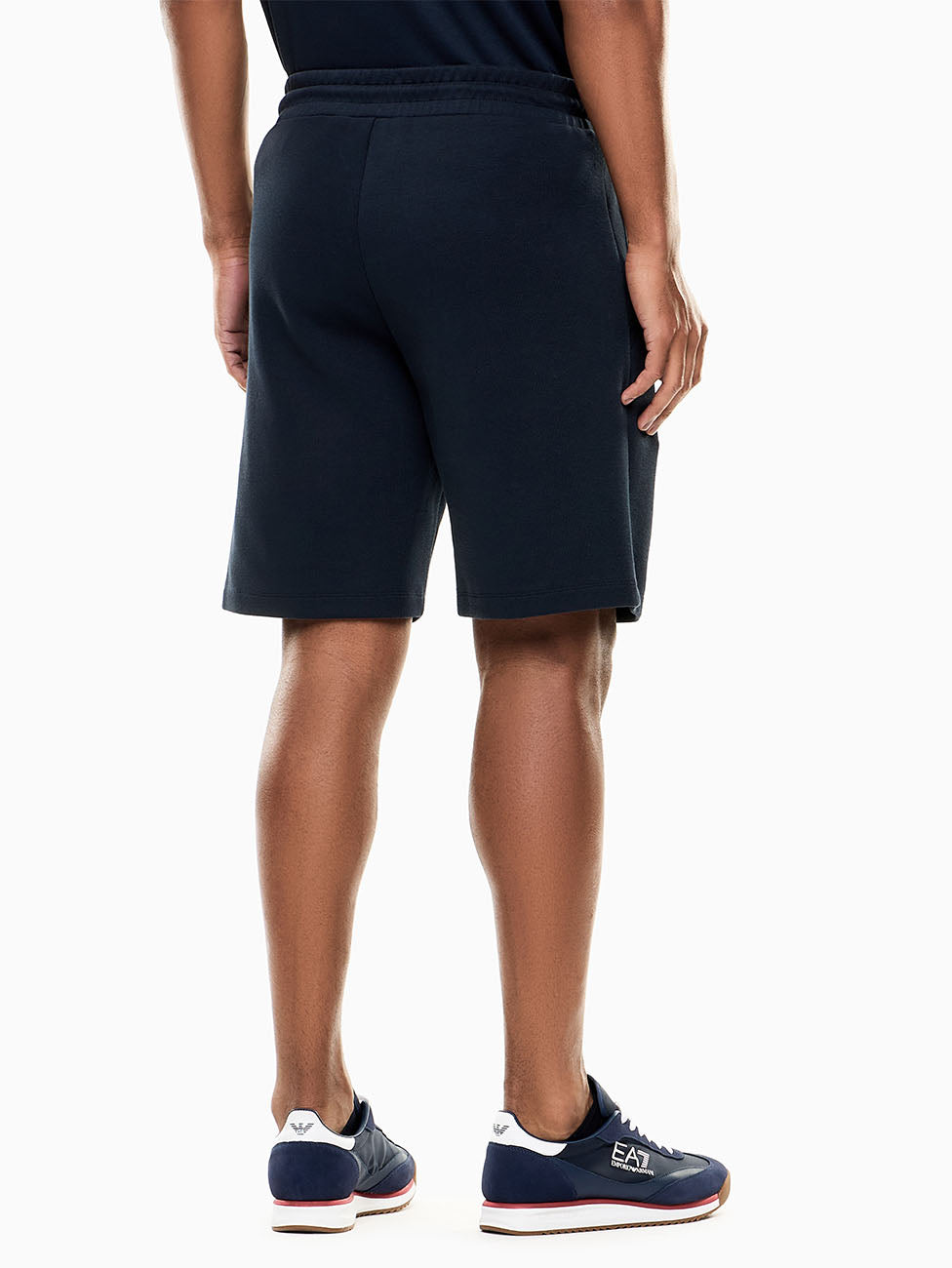 EA7 Lux Identity Cotton-blend Shorts