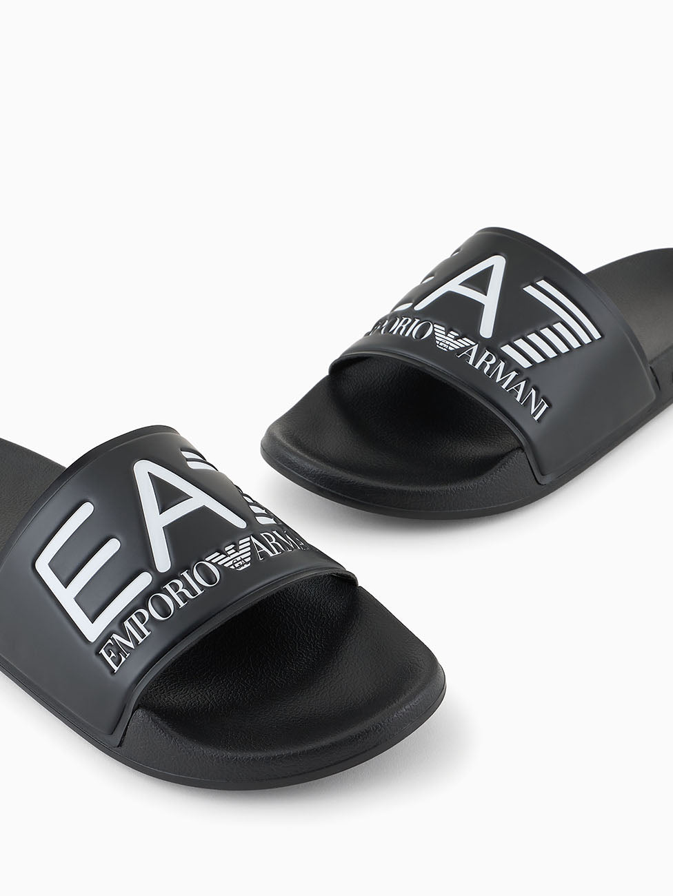 EA7 Black Unisex Slippers