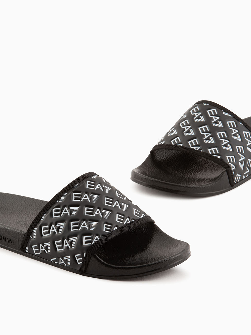 EA7 Black Water Sport Beach Slippers
