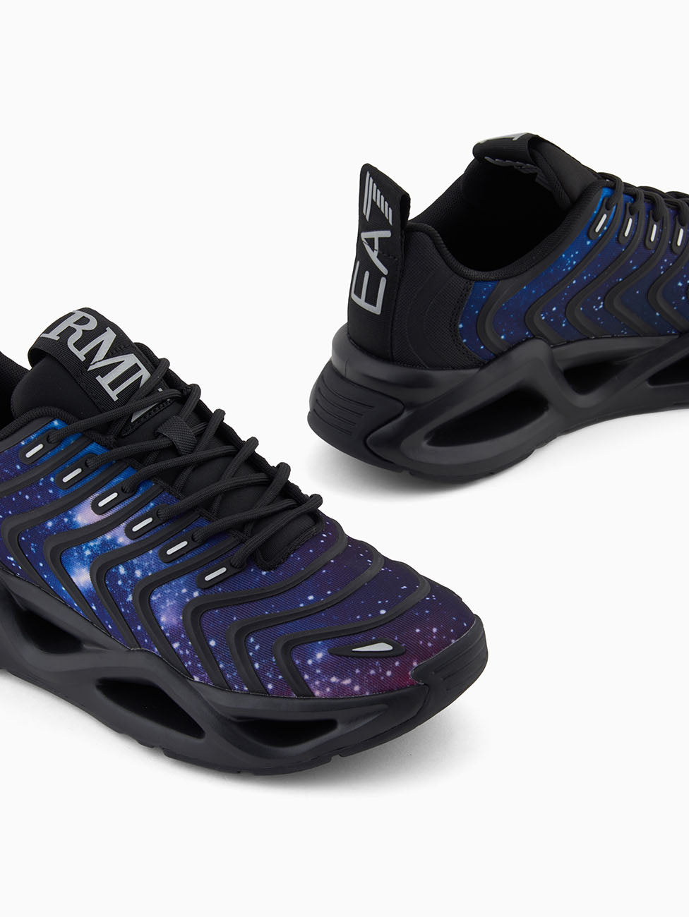 EA7 Triple Black Infinity Galaxy Sneakers
