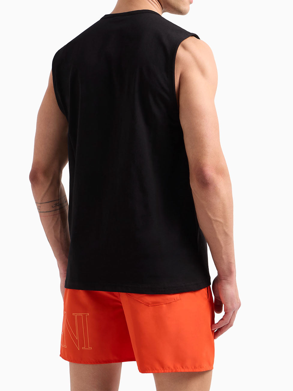 Emporio Armani Bold Logo Beach Tank Top
