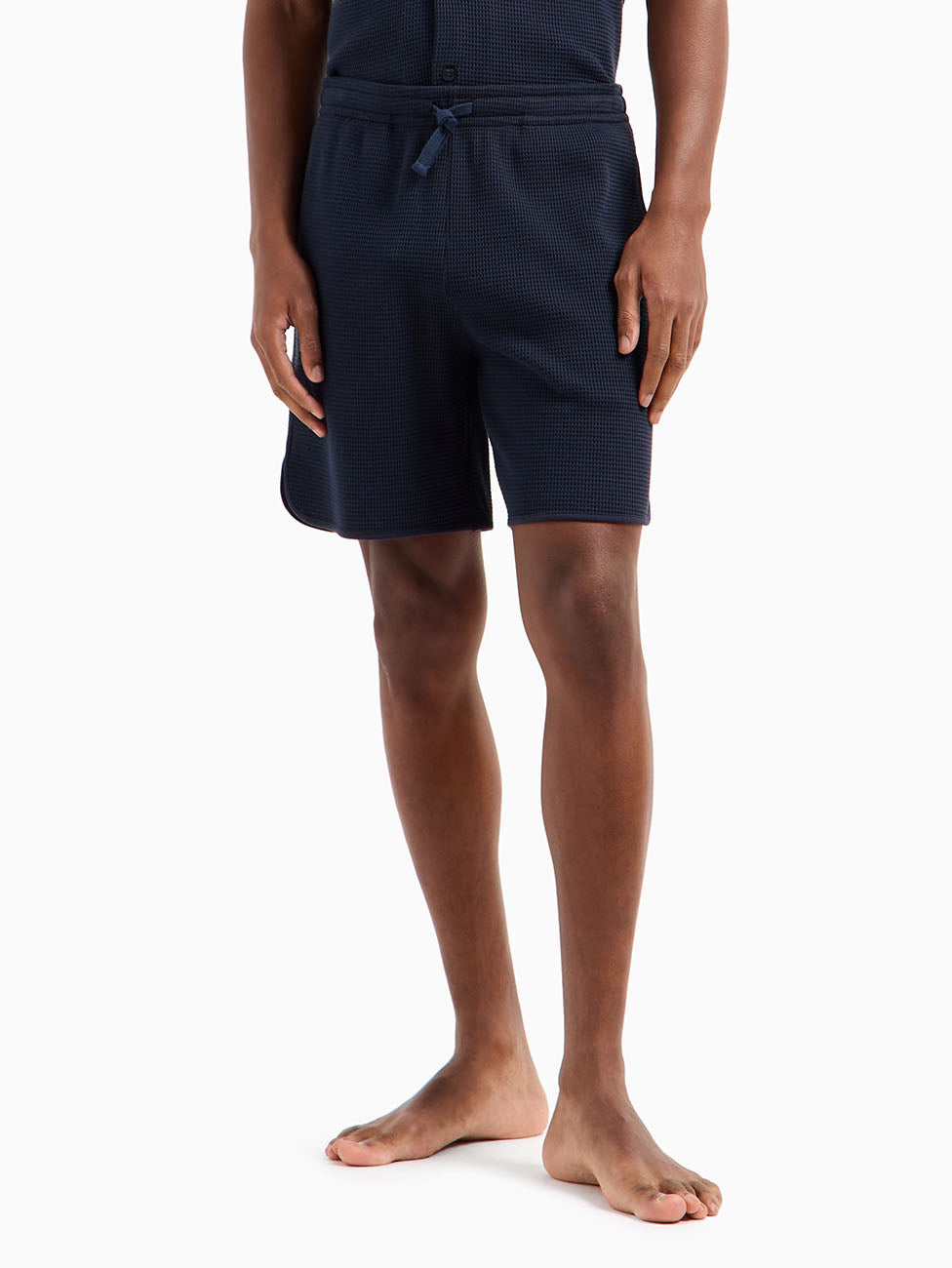 Emporio Armani Waffle Jersey Loungewear Shorts