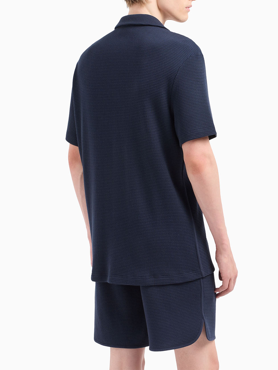 Emporio Armani Waffle Jersey Loungewear Jumper