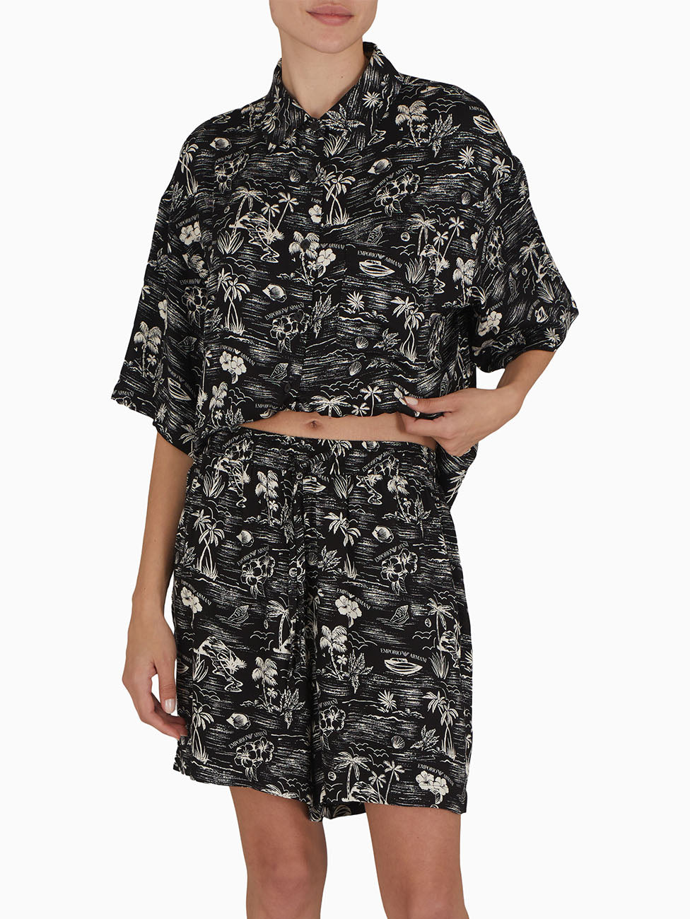 Emporio Armani Printed Beach Shorts
