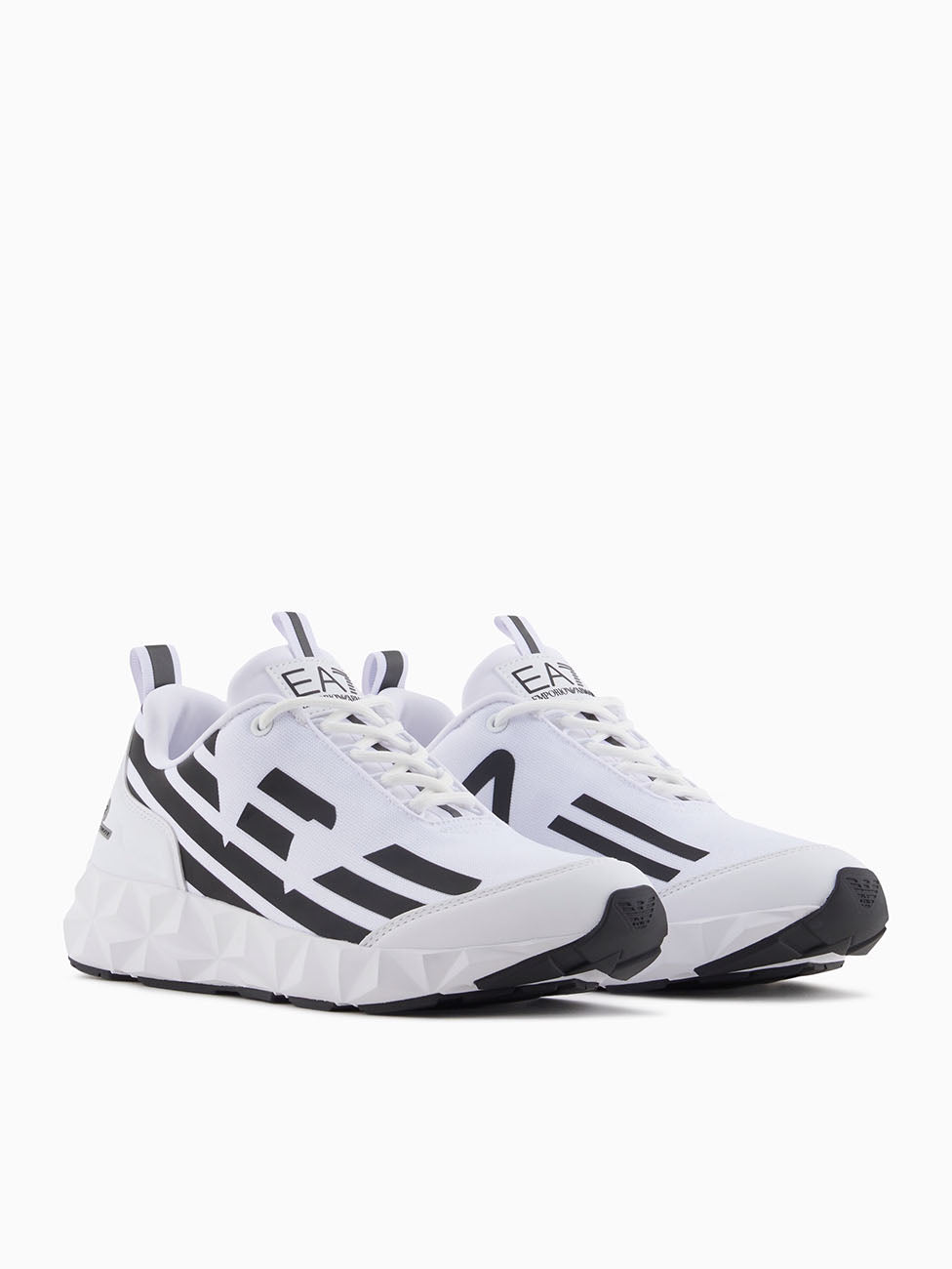 EA7 White & Black Ultimate C2 Kombat Core Sneakers