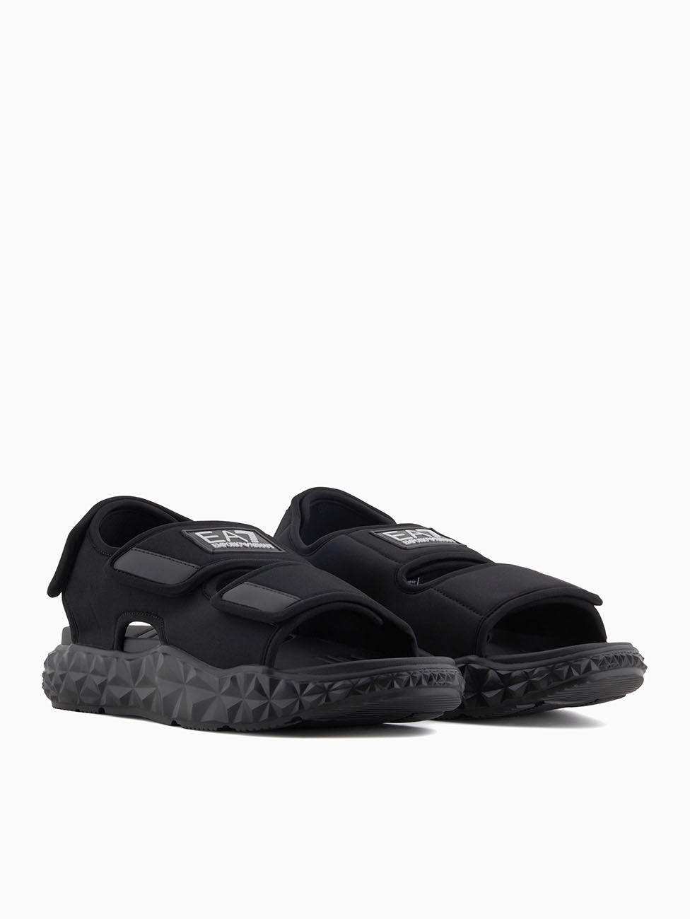 EA7 Triple Black Kombat Sandals