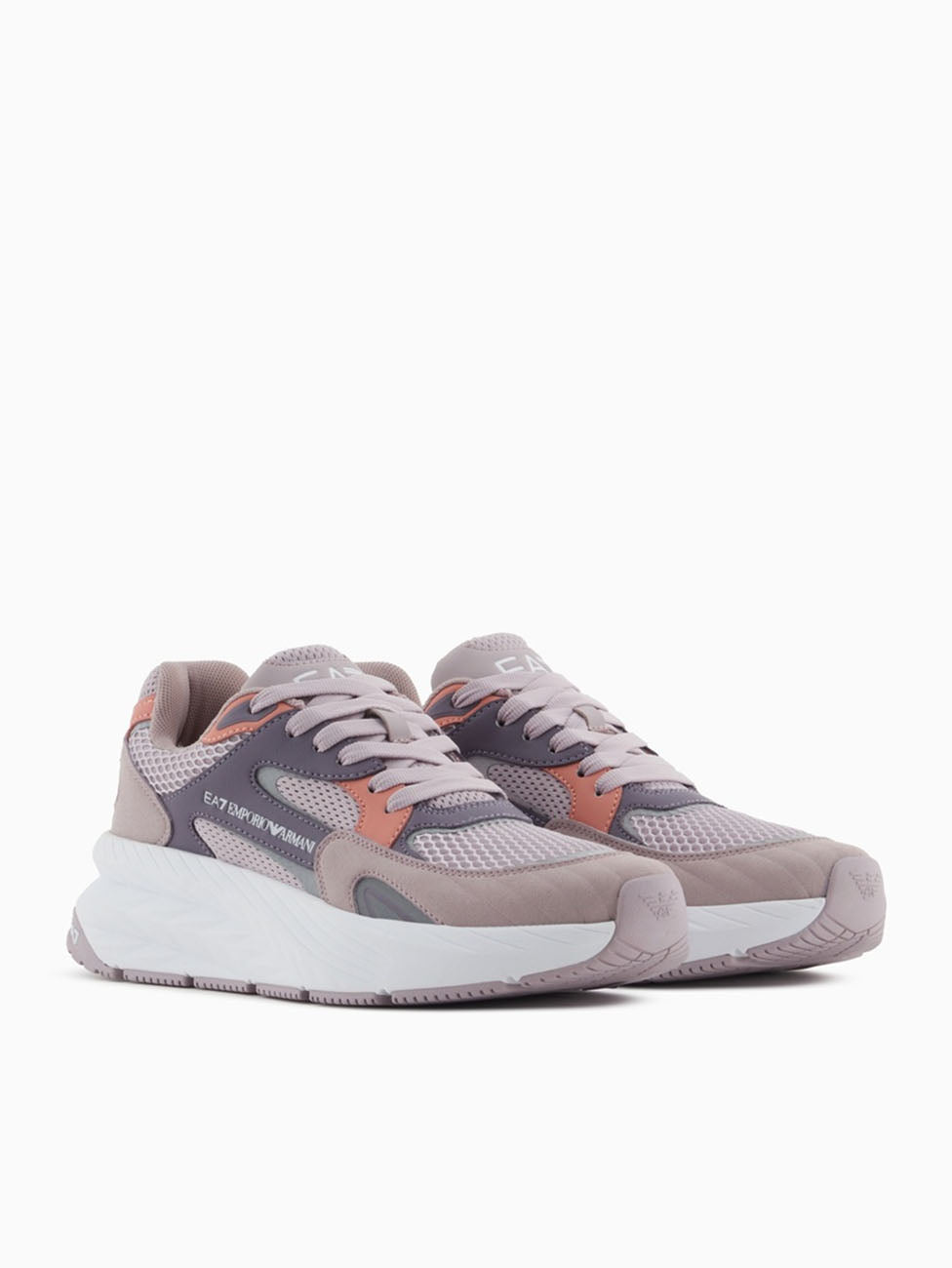 EA7 Cloud Grey Crusher Sonic Sneakers