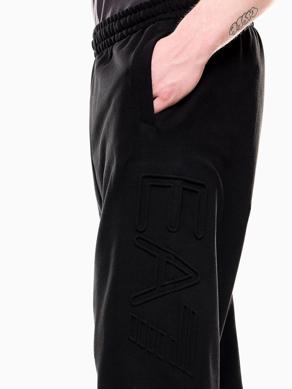 EA7 Logo Series Organic-Cotton Joggers
