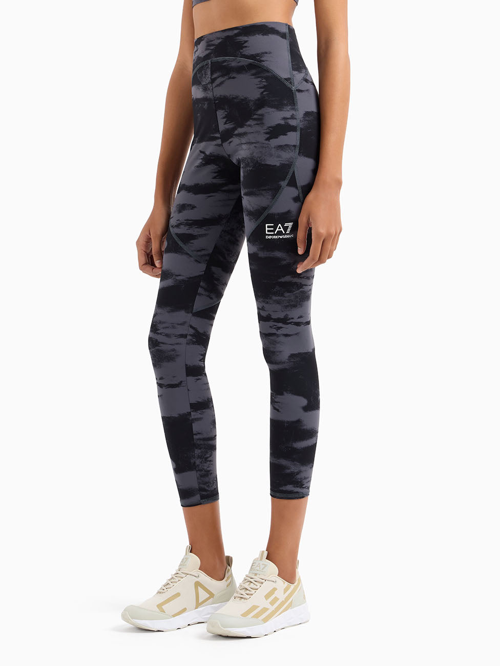 EA7 Dynamic Athlete Vigor7 Technical Fabric Leggings