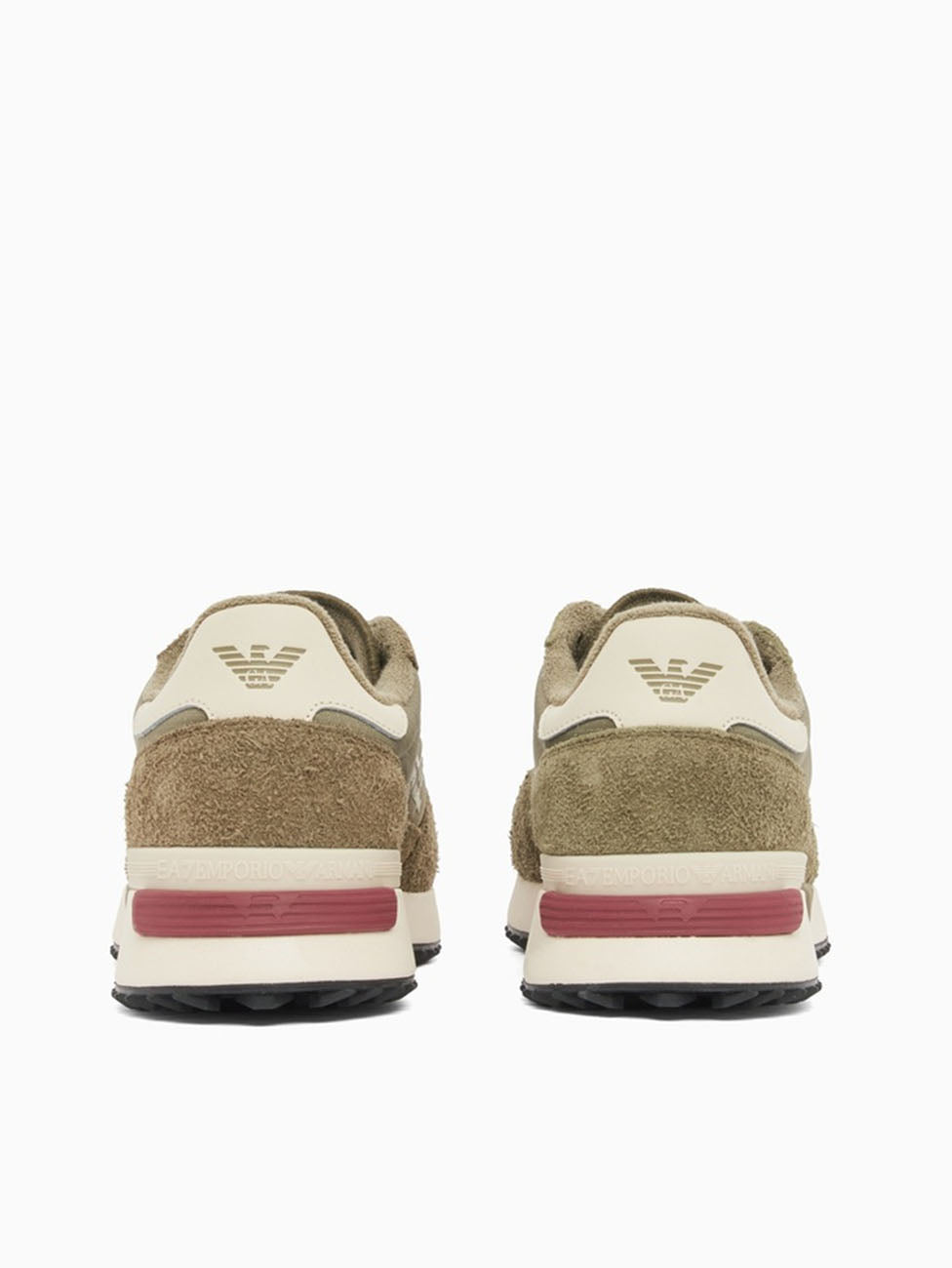 EA7 Martini Olive Vintage Running Nylon+ Sneakers