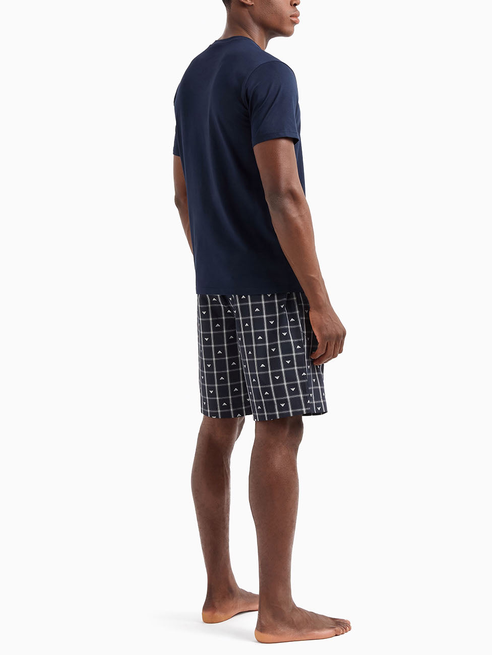Emporio Armani All-Over Pattern Short Pyjamas