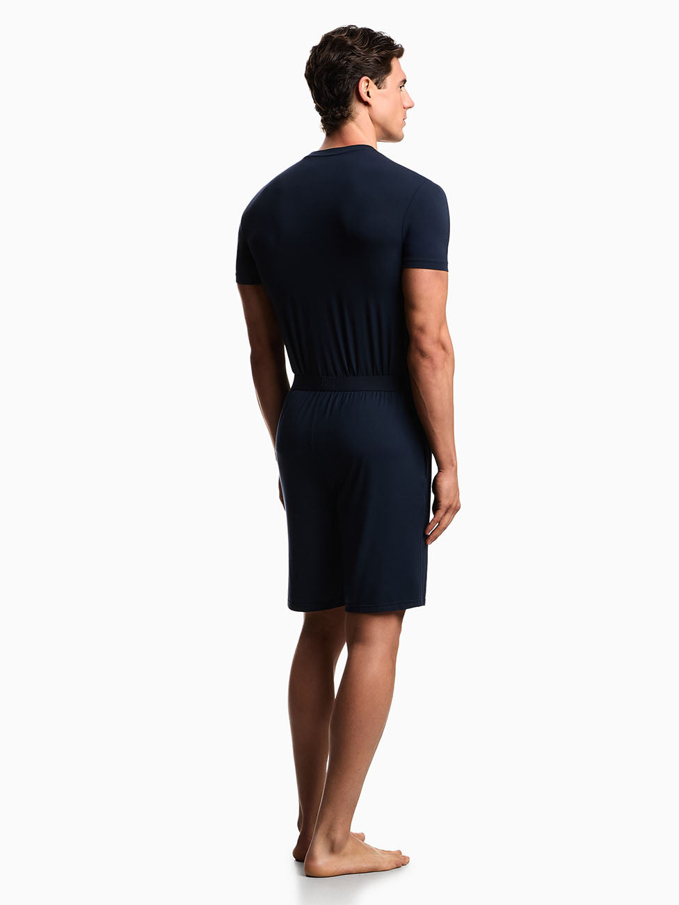 Emporio Armani Navy Soft Modal Short Pyjama