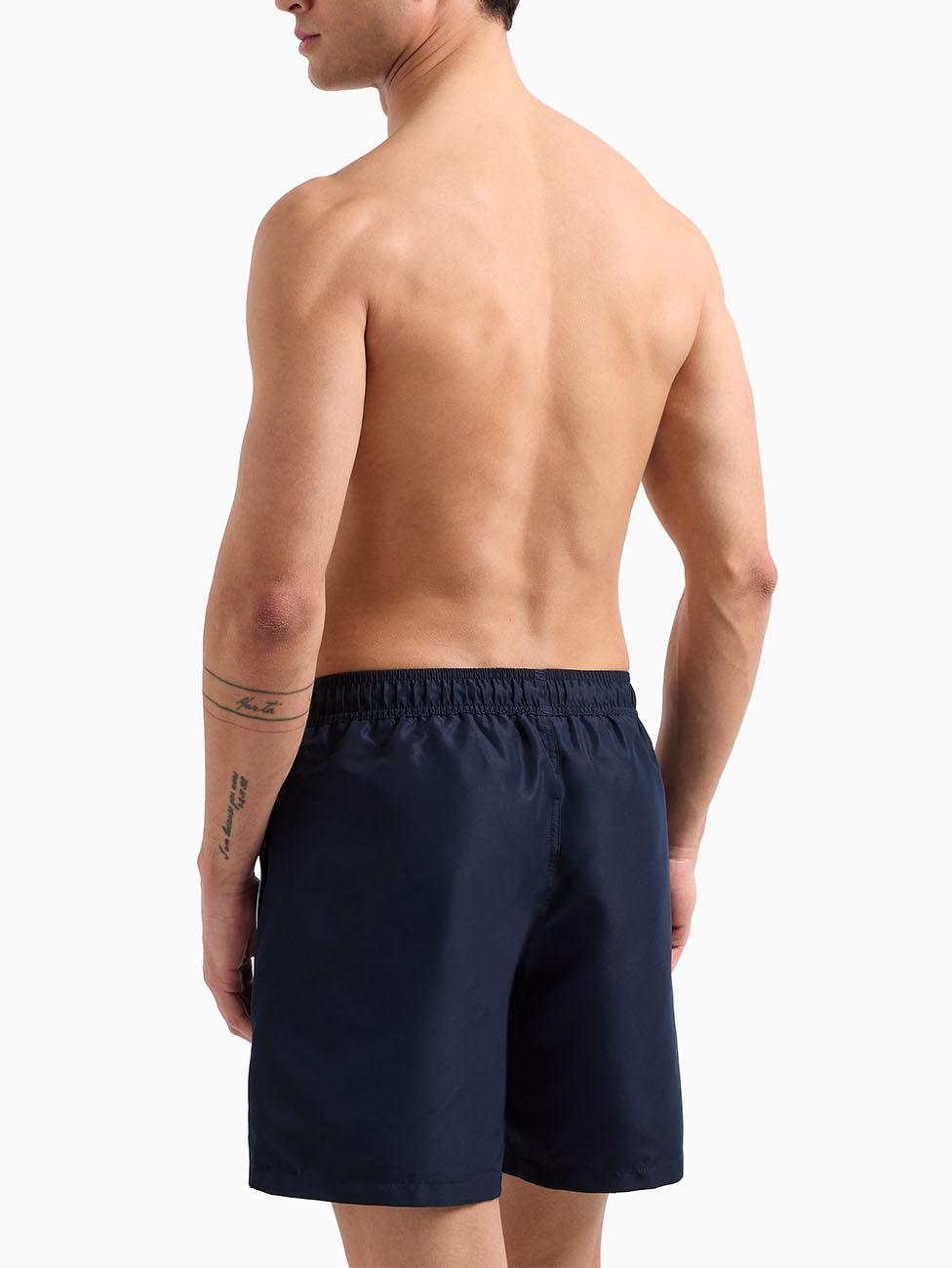 Emporio Armani Logo Tape Beach Shorts
