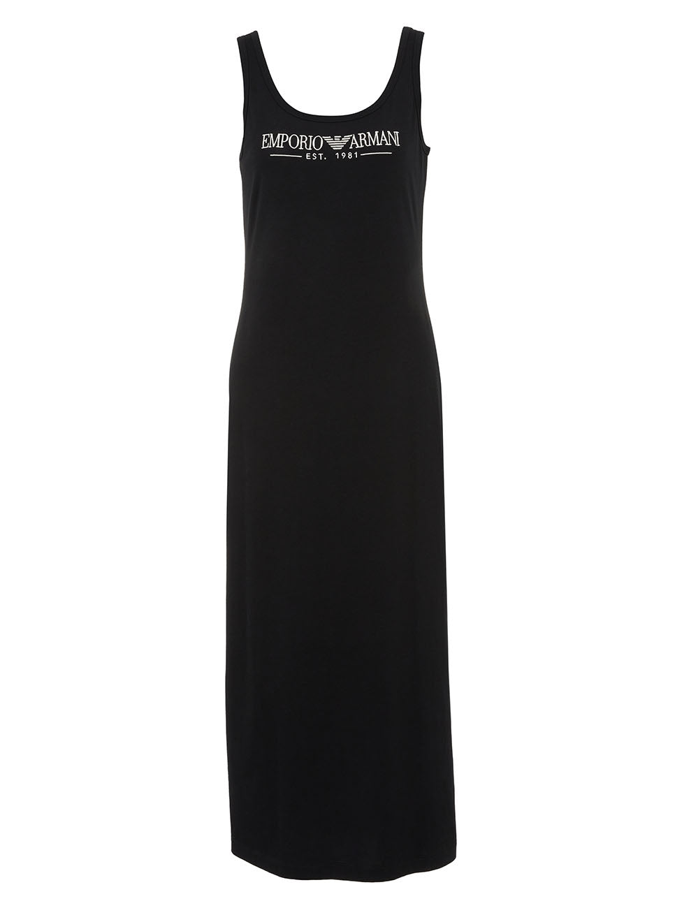 Emporio Armani Logo Print Strapless Nightdress
