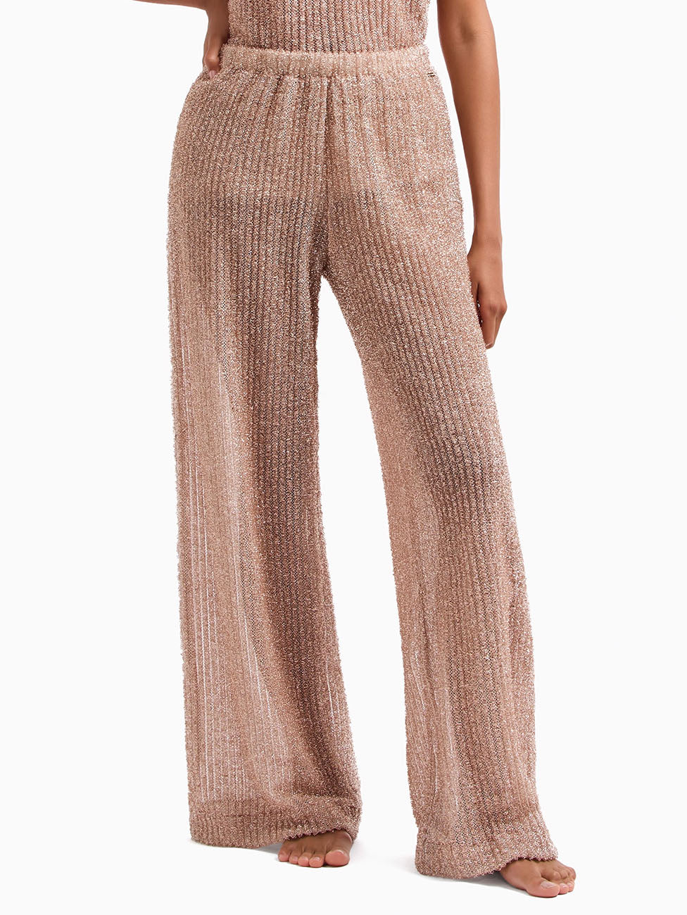 Emporio Armani Fuzzy Lurex Beach Trousers