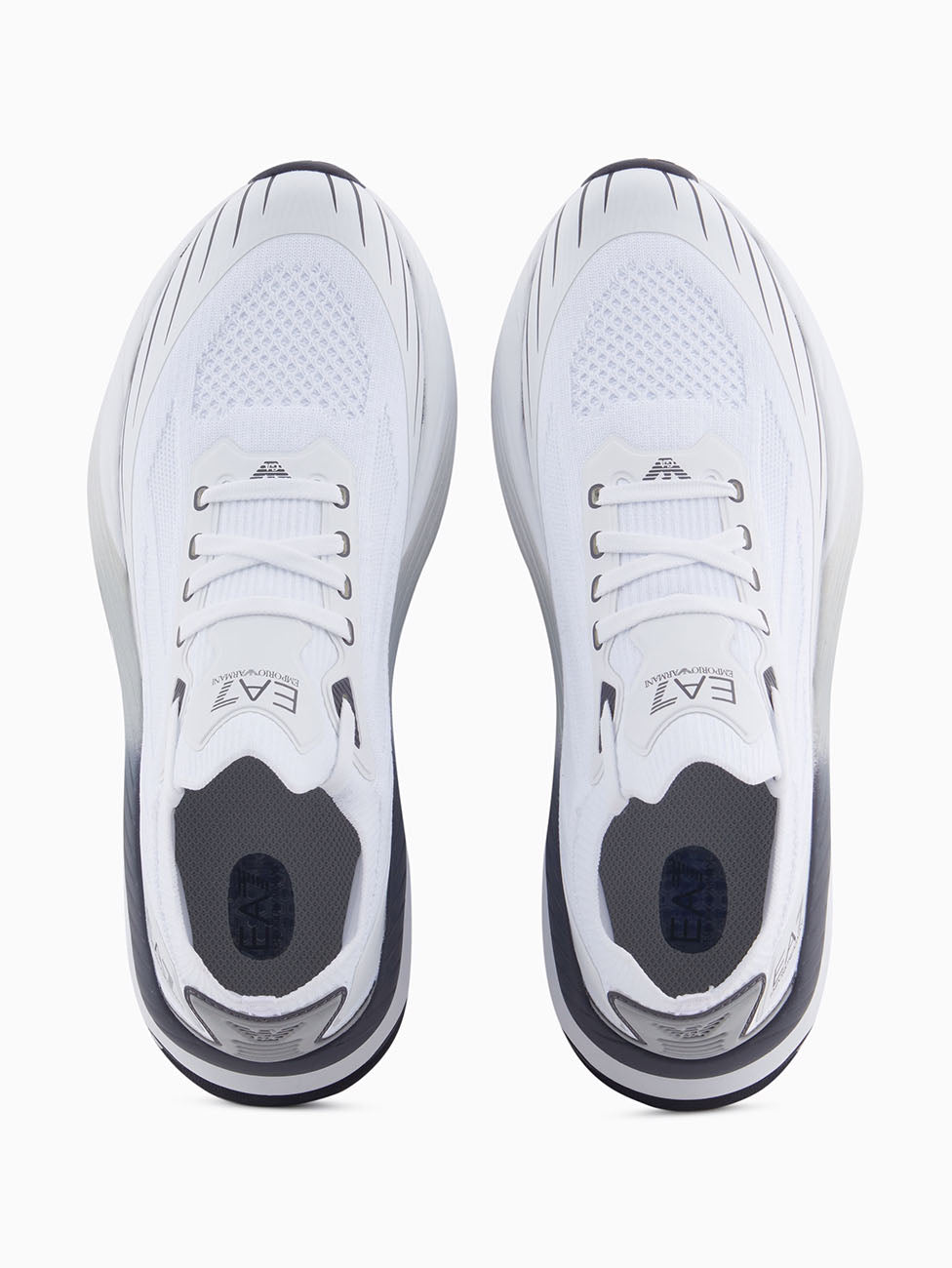 EA7 Black & Grey Crusher Sonic Knit Sneakers