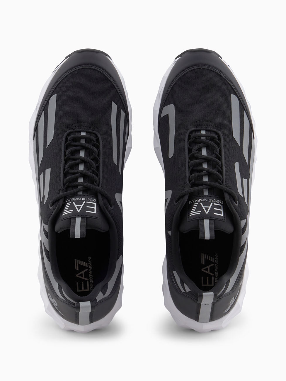 EA7 Black & Silver Ultimate C2 Kombat Core Sneakers